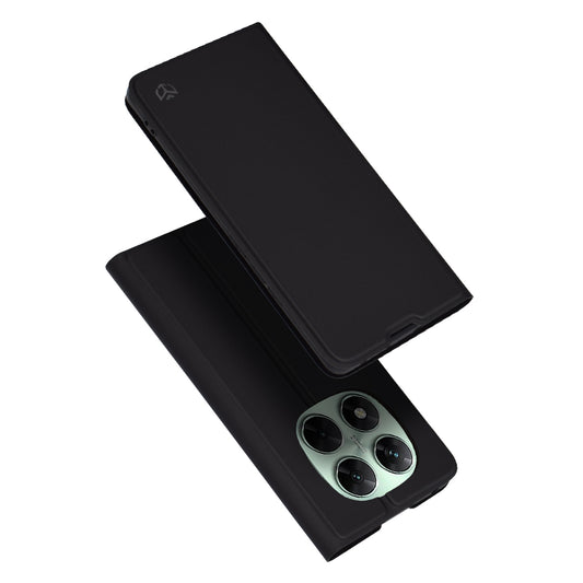 Hoes voor Xiaomi Redmi Note 14 Pro+ 5G, Techsuit, Magskin Book, Zwart