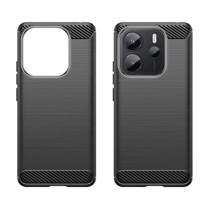 Hoes voor Xiaomi Redmi Note 14S, Techsuit, Carbon, Zwart
