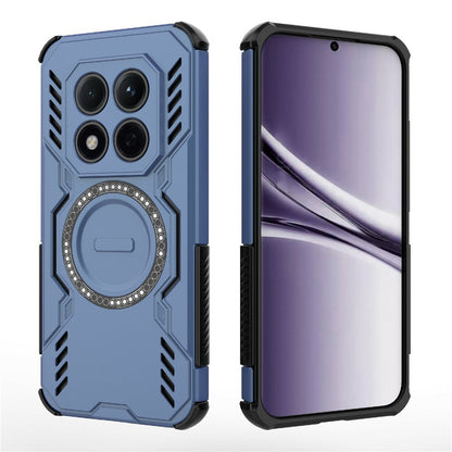 MagSafe hoes voor Xiaomi Redmi Note 15 Pro 4G, Techsuit, ArmorMag, Blauw