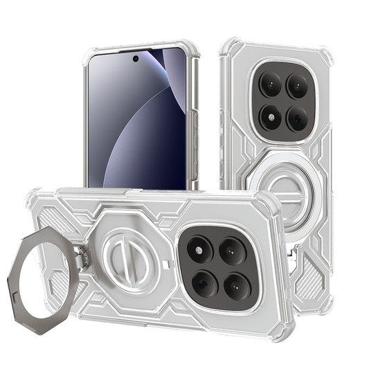 Hoes voor Xiaomi Redmi Note 15 Pro 4G, Techsuit, Carbon Shield Pro, Wit