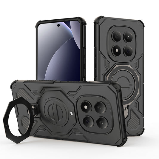 Hoes voor Xiaomi Redmi Note 15 Pro 4G, Techsuit, Carbon Shield Pro, Zwart