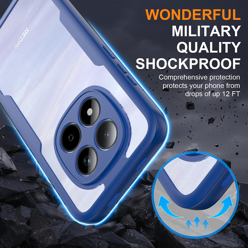 Hoes voor Xiaomi Redmi Note 15 Pro 4G, Techsuit, ColorVerse 360, Blauw