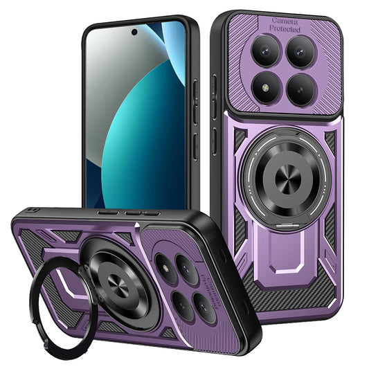 Hoes voor Xiaomi Redmi Note 15 Pro 4G, Techsuit, RuggedCam, Paars
