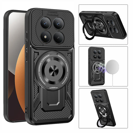 Hoes voor Xiaomi Redmi Note 15 Pro 4G, Techsuit, RuggedCam, Zwart