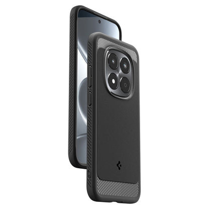 Hoes voor Xiaomi Redmi Note 15 Pro 5G, Spigen, Rugged Armor, Matzwart ACS10460