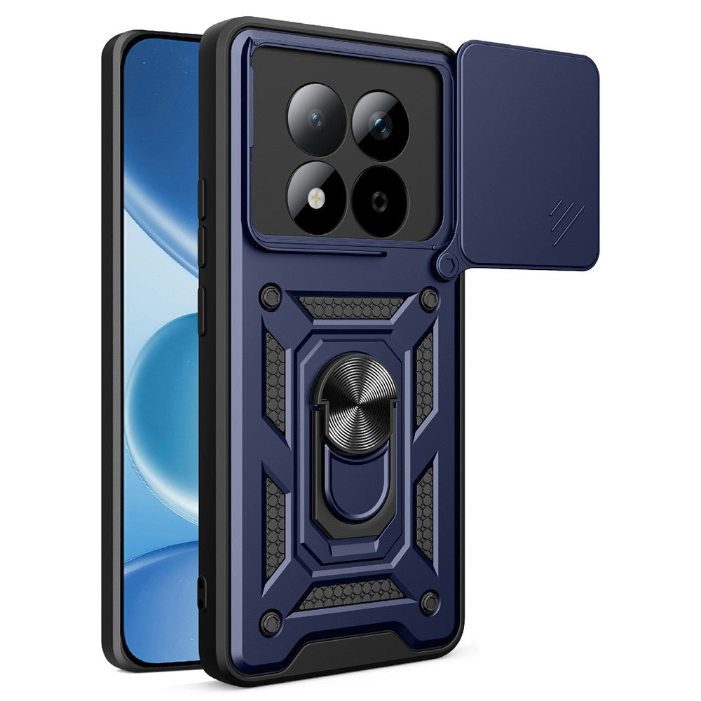 Hoes voor Xiaomi Redmi Note 15 Pro 5G, Techsuit, CamShield, Blauw