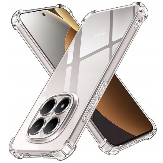 Hoes voor Xiaomi Redmi Note 15 Pro 5G, Techsuit, Schokbestendig Clear, Transparant