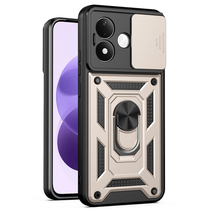 Hoesje voor Xiaomi Redmi Note 17 4G / Note 17 5G, Techsuit, CamShield, goudkleurig