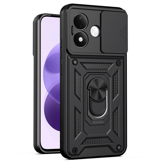 Hoesje voor Xiaomi Redmi Note 17 4G / Note 17 5G, Techsuit, CamShield, Zwart