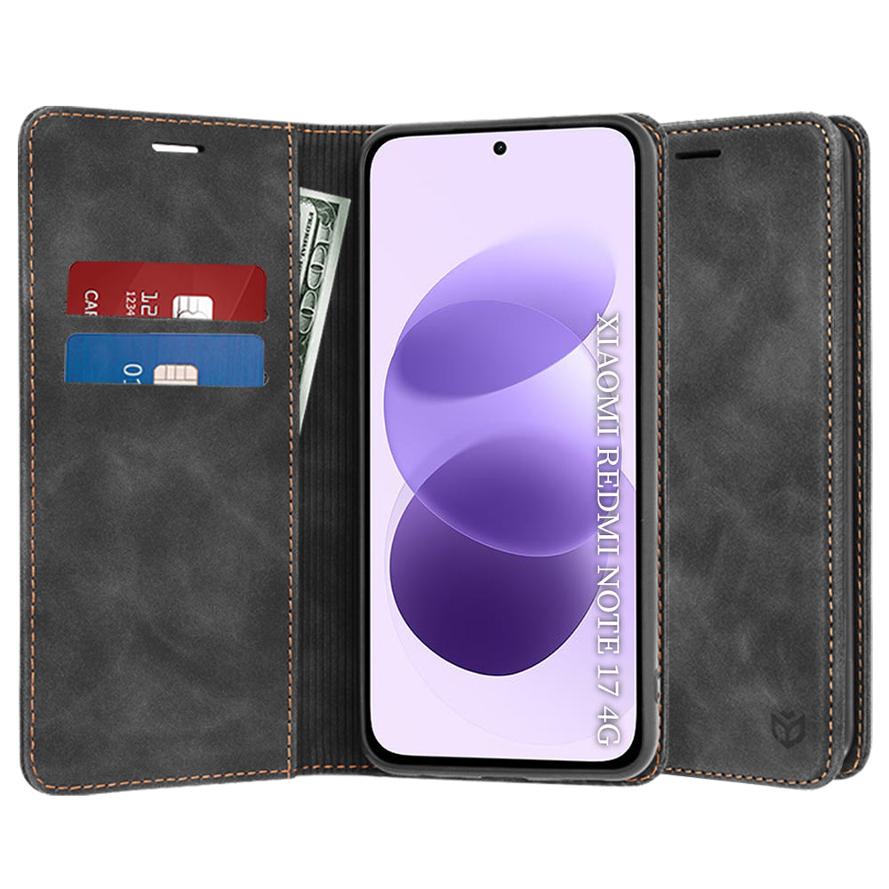 Hoesje voor Xiaomi Redmi Note 17 4G / Note 17 5G, Techsuit, Confy, zwart