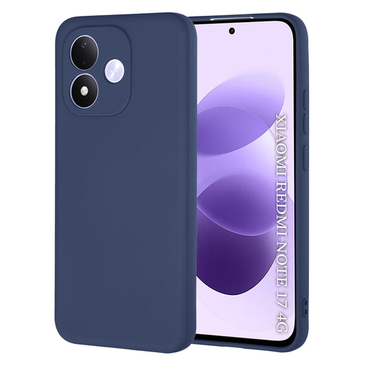 Hoesje voor Xiaomi Redmi Note 17 4G / Note 17 5G, Techsuit, SoftFlex, marineblauw