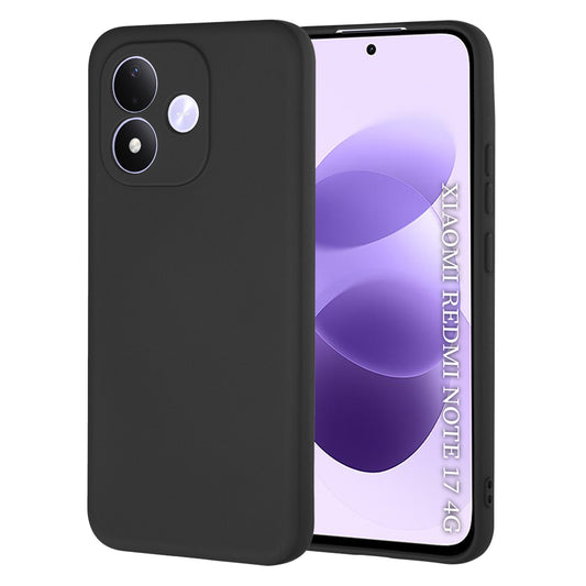 Hoes voor Xiaomi Redmi Note 17 4G / Note 17 5G, Techsuit, SoftFlex, Zwart