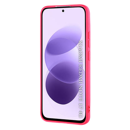 Hoesje voor Xiaomi Redmi Note 17 4G / Note 17 5G, Techsuit, SoftFlex, donkerroze