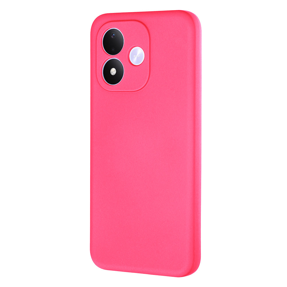 Hoesje voor Xiaomi Redmi Note 17 4G / Note 17 5G, Techsuit, SoftFlex, donkerroze