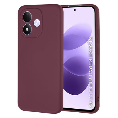 Hoesje voor Xiaomi Redmi Note 17 4G / Note 17 5G, Techsuit, SoftFlex, bordeauxrood

