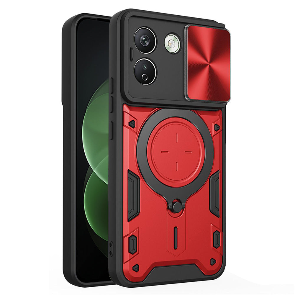 Telefoonhoesje voor Xiaomi Redmi Note 17 Pro Max, Techsuit, CamGuard Pro, rood