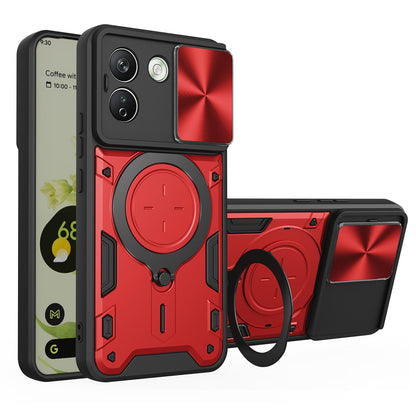Telefoonhoesje voor Xiaomi Redmi Note 17 Pro Max, Techsuit, CamGuard Pro, rood