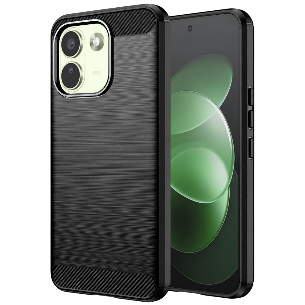 Hoes voor Xiaomi Redmi Note 17 Pro Max, Techsuit, Carbon, Zwart