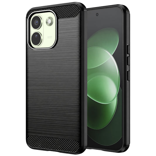 Hoes voor Xiaomi Redmi Note 17 Pro Max, Techsuit, Carbon, Zwart