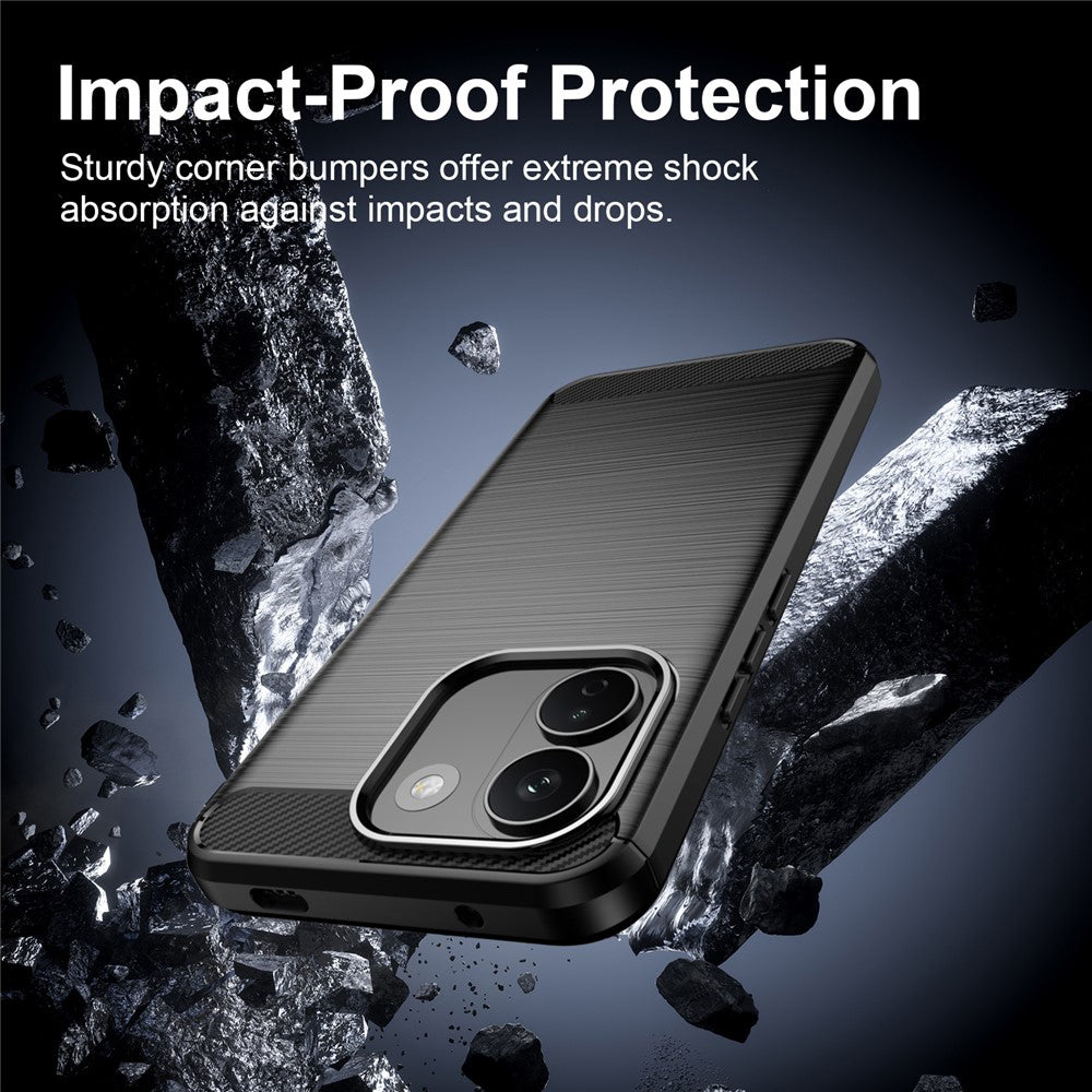 Hoes voor Xiaomi Redmi Note 17 Pro Max, Techsuit, Carbon, Zwart