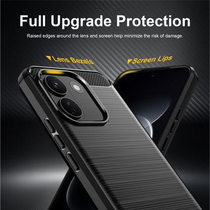 Hoes voor Xiaomi Redmi Note 17 Pro Max, Techsuit, Carbon, Zwart