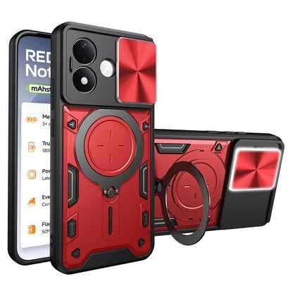 Hoesje voor Xiaomi Redmi Note 17 Pro, Techsuit, CamGuard Pro, rood