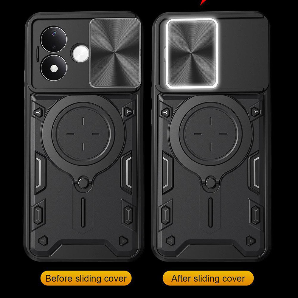 Hoesje voor Xiaomi Redmi Note 17 Pro, Techsuit, CamGuard Pro, rood