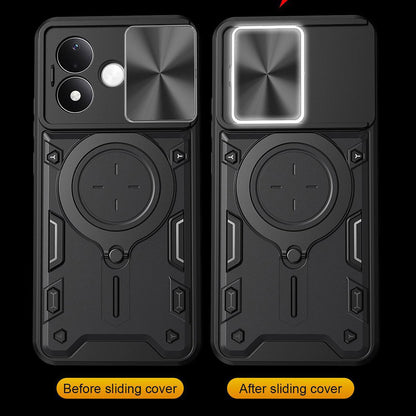 Hoesje voor Xiaomi Redmi Note 17 Pro, Techsuit, CamGuard Pro, rood