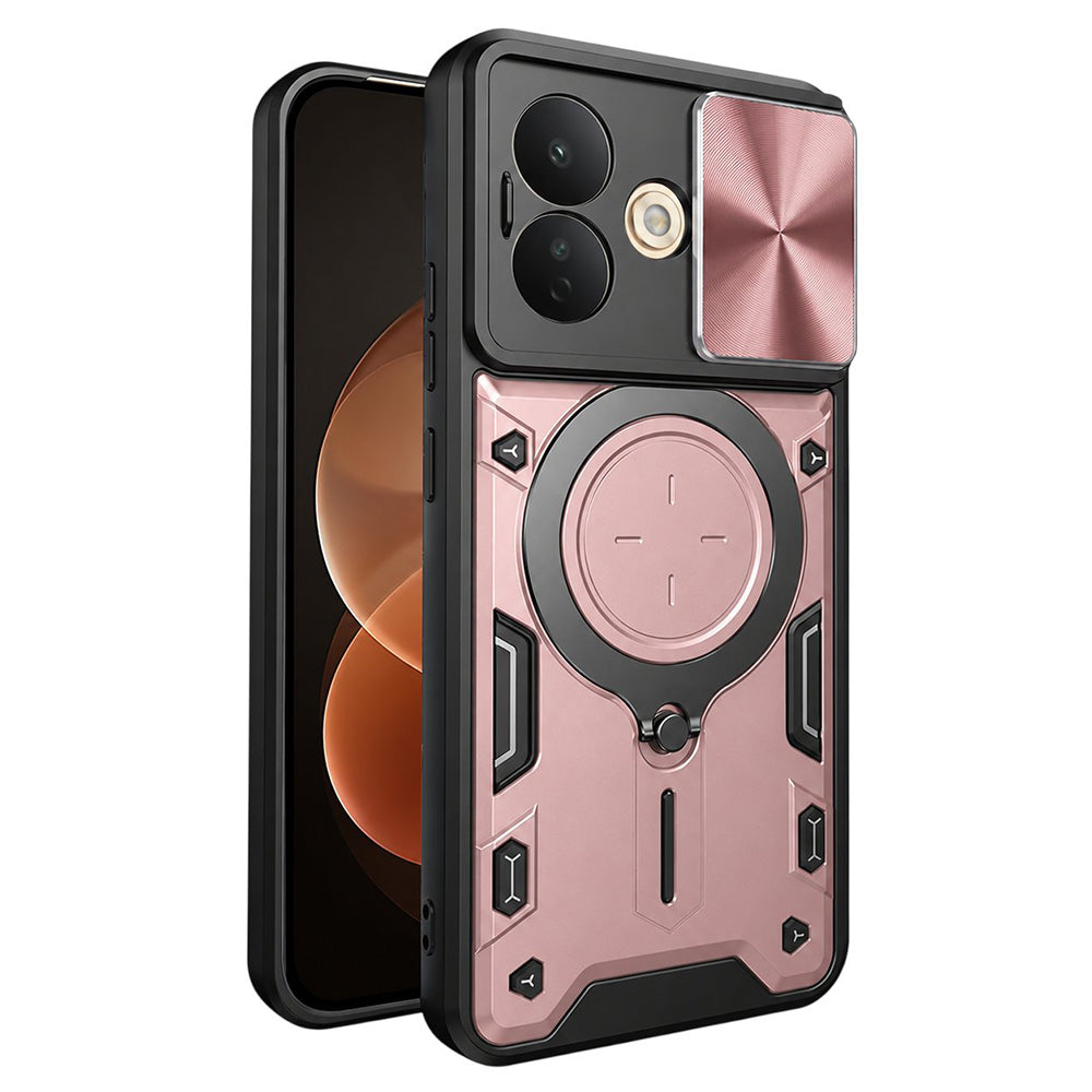 Hoesje voor Xiaomi Redmi Note 17 Pro, Techsuit, CamGuard Pro, Roségoud