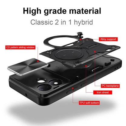Hoesje voor Xiaomi Redmi Note 17 Pro, Techsuit, CamGuard Pro, Roségoud
