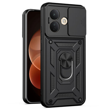 Telefoonhoesje voor Xiaomi Redmi Note 17 Pro, Techsuit, CamShield, zwart