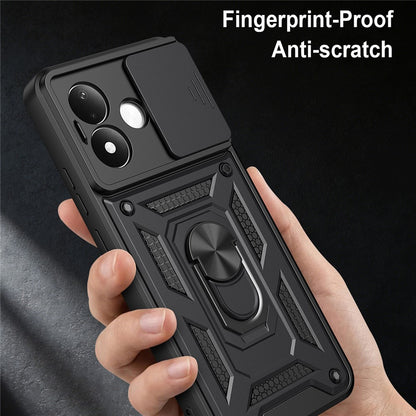 Telefoonhoesje voor Xiaomi Redmi Note 17 Pro, Techsuit, CamShield, zwart