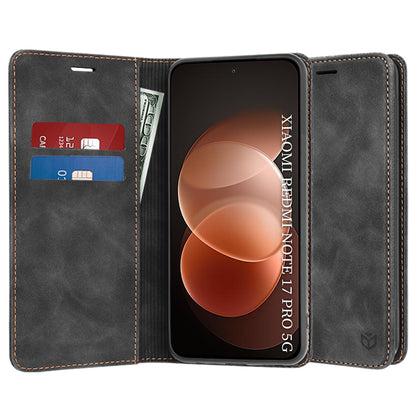 Hoesje voor Xiaomi Redmi Note 17 Pro, Techsuit, Confy, zwart