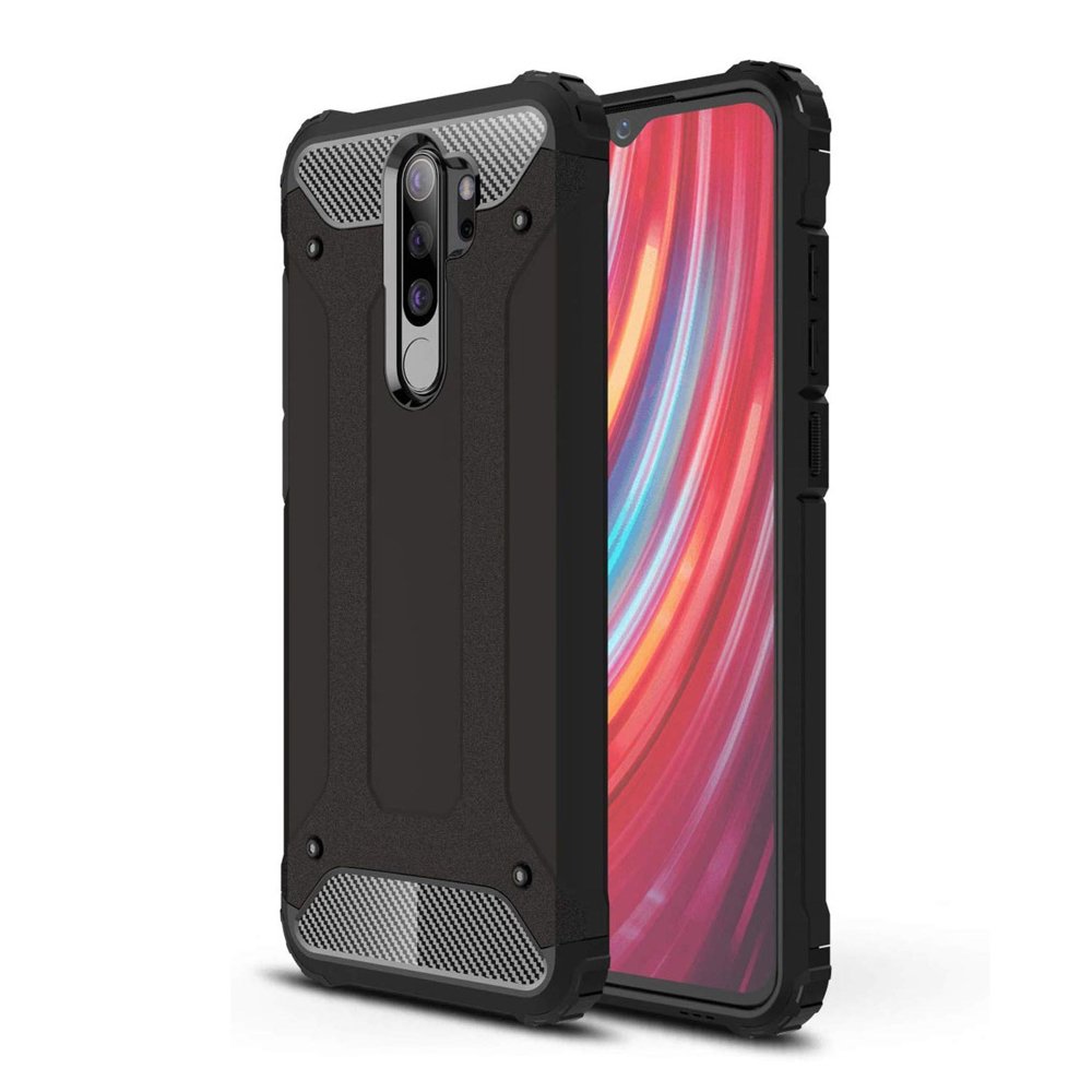 Hoes voor Xiaomi Redmi Note 8 Pro, Techsuit, Hybrid Armor, Zwart
