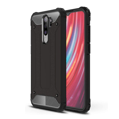 Hoes voor Xiaomi Redmi Note 8 Pro, Techsuit, Hybrid Armor, Zwart