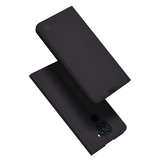 Hoes voor Xiaomi Redmi Note 9 / 10X 4G, Techsuit, Magskin Book, Zwart