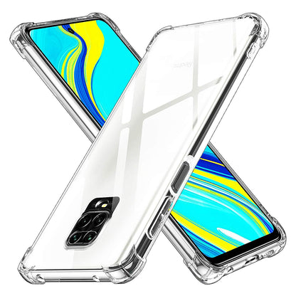 Hoesje voor Xiaomi Redmi Note 9S / Note 9 Pro / Note 9 Pro Max, Techsuit, Schokbestendig Helder, Transparant