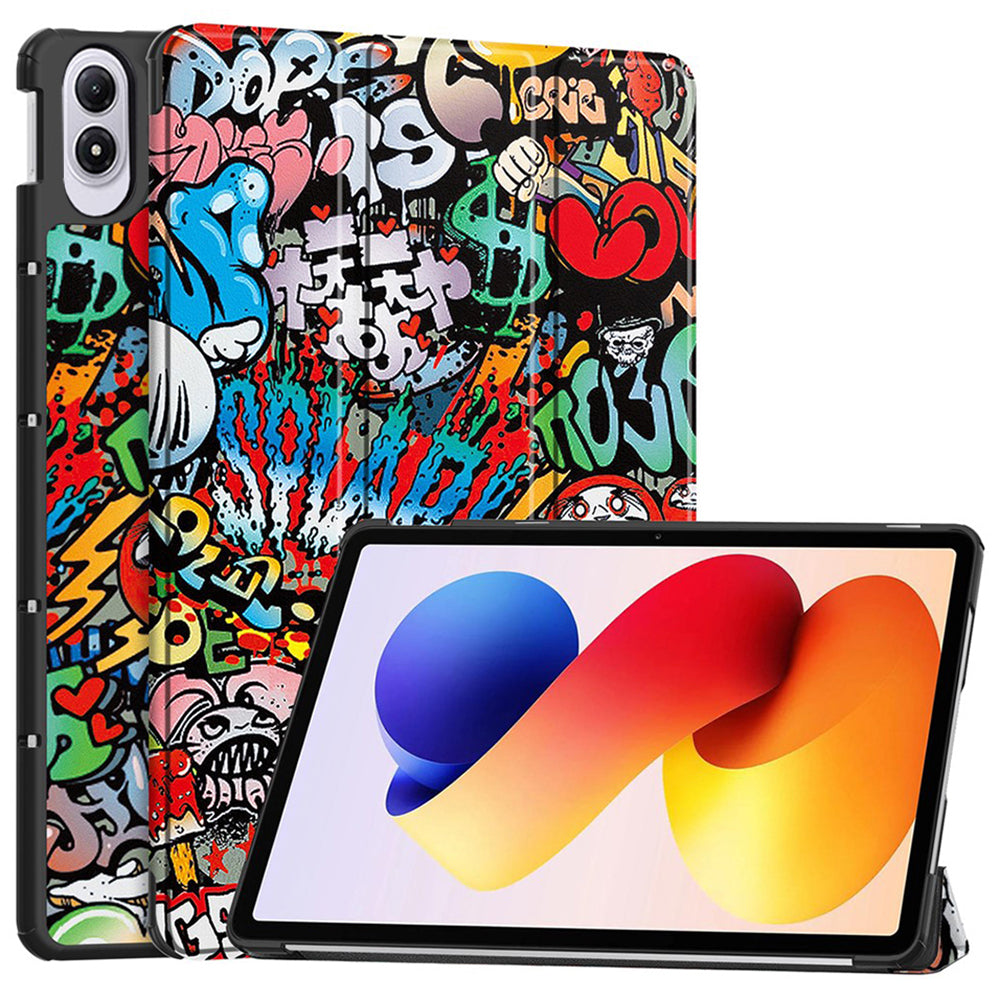 Case for Xiaomi Redmi Pad 2 Pro, Techsuit, FoldPro Urban Vibe, Multicolor