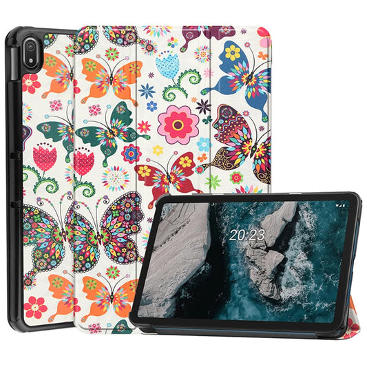 Hoes voor Xiaomi Redmi Pad 2, Techsuit, FoldPro Butterfly, Multicolor