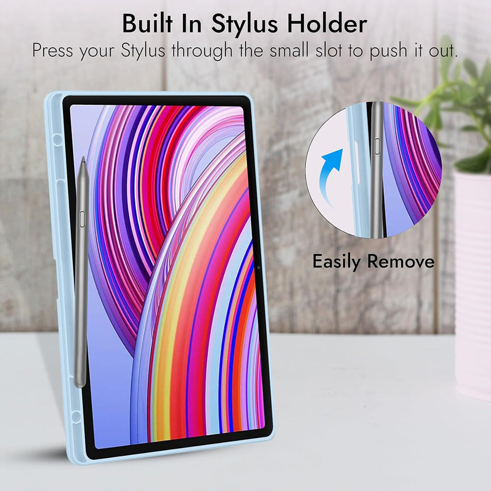 Hoes voor Xiaomi Redmi Pad Pro / Pad / Pad Pro 5G, Techsuit, Flex Trifold, Grijs