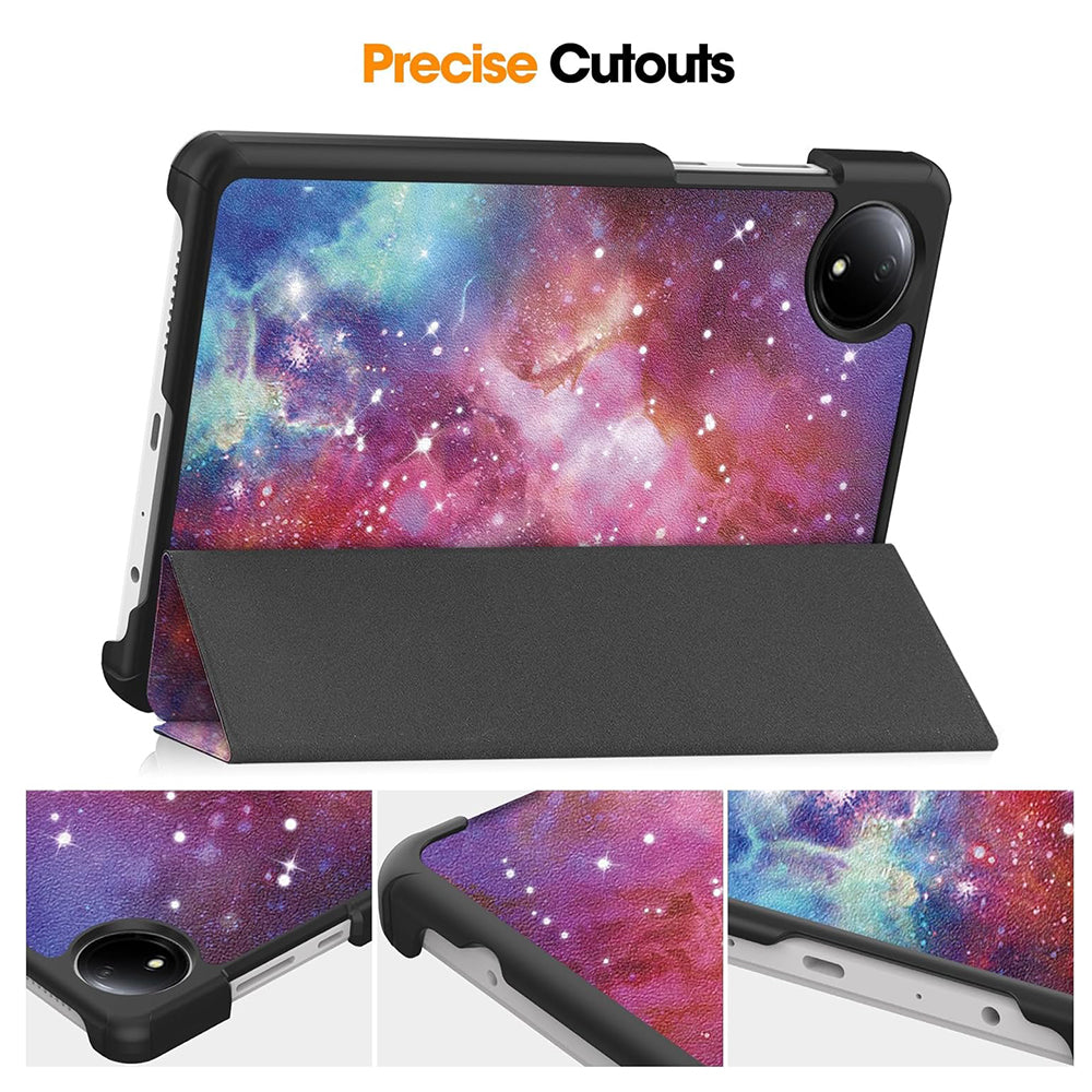 Hoes voor Xiaomi Redmi Pad SE 8.7, Techsuit, FoldPro Galaxy, Multicolor