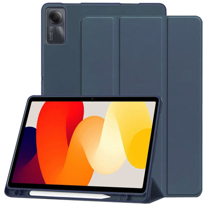 Hoes voor Xiaomi Redmi Pad SE, Techsuit, Flex Trifold, Marineblauw