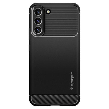 Beschermhoes voor Samsung Galaxy S22 5G S901, Spigen, Rugged Armor, zwart ACS03986