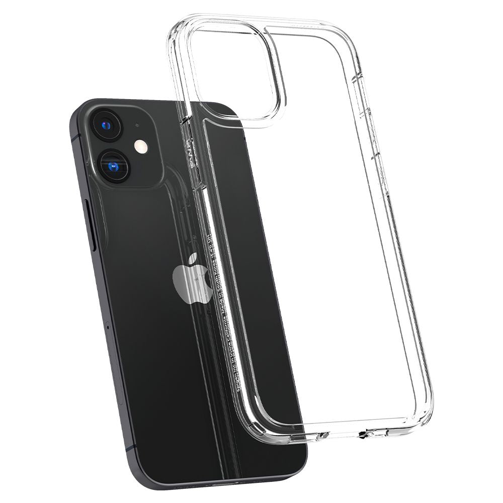 Hoes voor Apple iPhone 12 / 12 Pro, Spigen, Ultra Hybrid, Transparant ACS01702