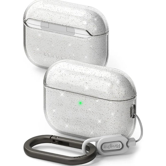 Ringke Air Glitter hoesje voor Apple AirPods 3, Transparant