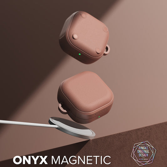 Ringke Onyx Magnetische Hoes voor Samsung Galaxy Buds4 Pro, Brons