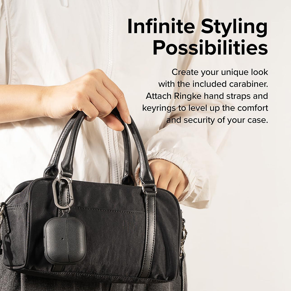 Ringke Onyx hoesje voor Samsung Galaxy Buds3 FE / Buds3 Pro / Buds3, Zwart