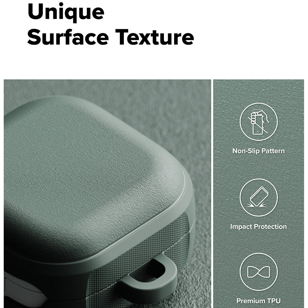 Ringke Onyx Magnetische Hoes voor Samsung Galaxy Buds4 / Buds4 Pro, Groen