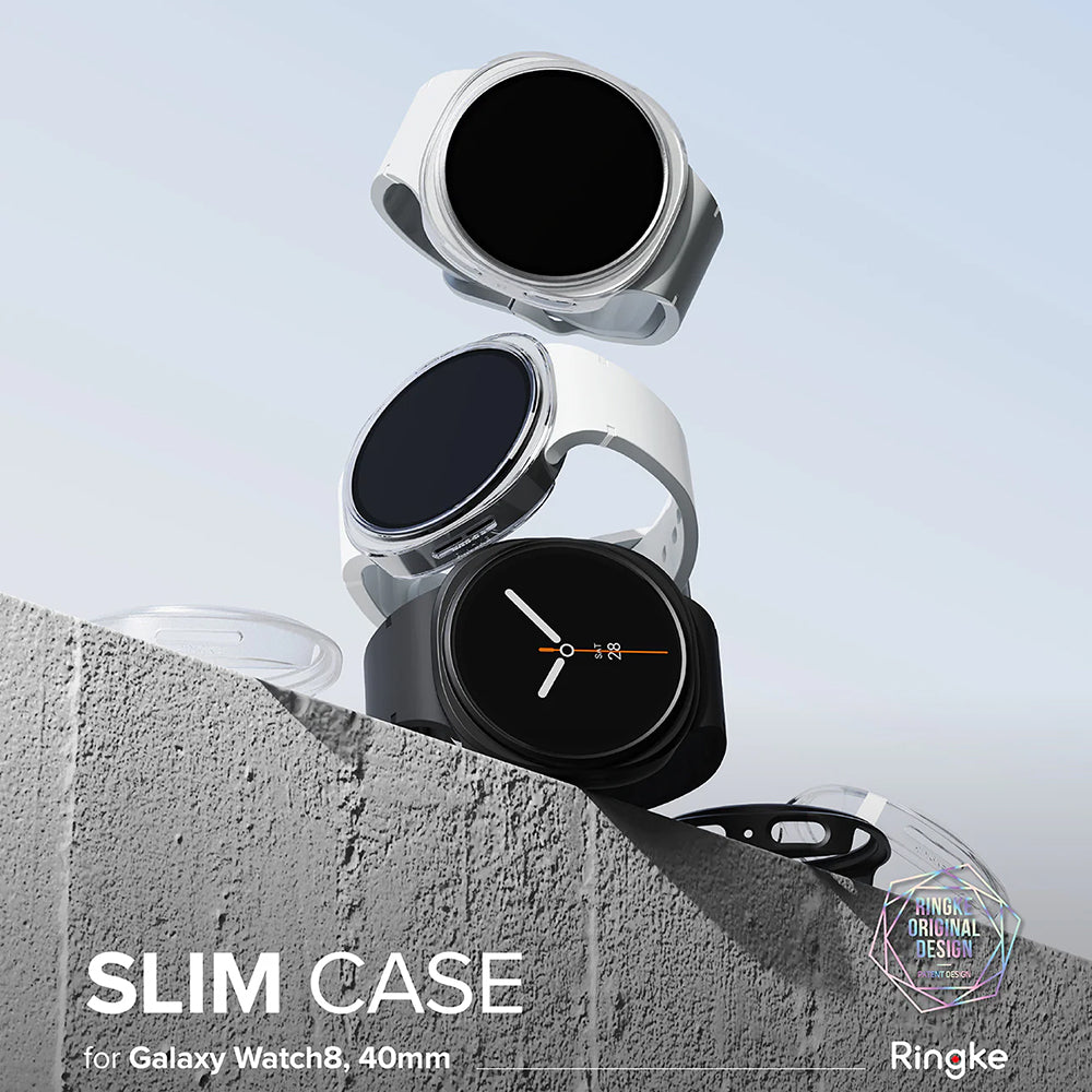 Ringke Slim hoesje voor Samsung Galaxy Watch8 40mm, Set van 2 stuks, Transparant