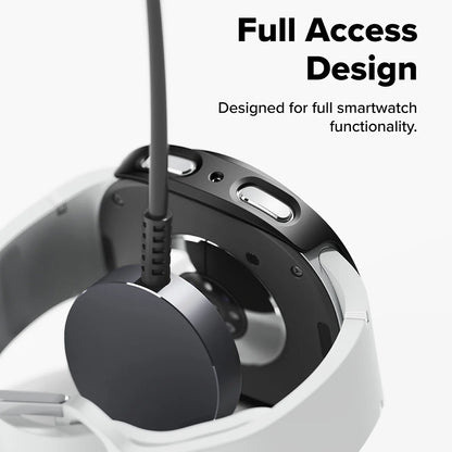 Ringke Slim hoesje voor Samsung Galaxy Watch8 44mm, Set van 2 stuks, Mat Zwart